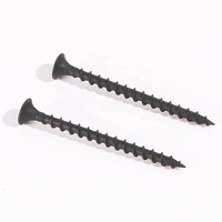 Vis à bois pour cloisons sèches 1022A, phosphatées noires, filetage grossier 1-1/4" et 1-5/8", avec embout PH2