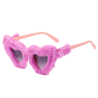 Lunettes de soleil rétro en forme de coeur avec diamant pour femmes rose UV400 lunettes de soleil œil de chat lunettes PC à la mode Transparent blanc pour