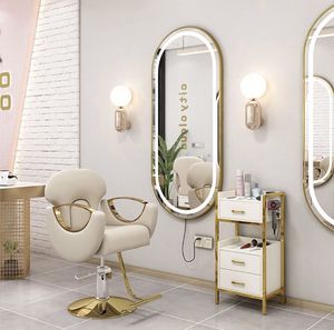 Salone Stand up corpo Dressing pavimento a tutta lunghezza specchio con luce Led specchio - Product Image 5