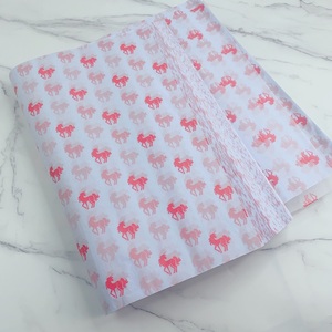 Papier de soie imprimé licorne rose de luxe - Papier d'emballage cadeau personnalisé pour emballages de marque - Product Image 2