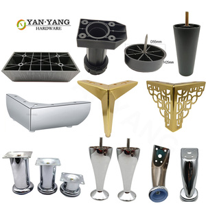 Pieds de meubles en métal YANYANG, 15 cm, de haute qualité, en fer moderne, contemporains, pour canapé, table, meubles - Product Image 5