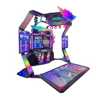 Machine d'arcade musicale grand format 2025 pour deux joueurs, divertissement de combat de danse à monnayeur avec garantie d'un an, fabriquée en métal durable