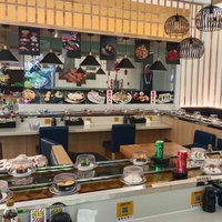 Sistem Konveyor Restoran Sushi dan Hot Pot Kecil Berbahan Baja Anti Karat Pintar dengan Kecepatan yang Dapat Disesuaikan, Tahan Api/Panas