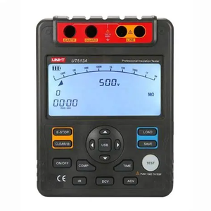 UNI-T UT513A Medidor de Resistencia de Aislamiento de 5kV, Rango de 1000G, PI/DAR, Almacenamiento de Datos USB, III 600V - Product Image 1
