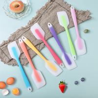 Spatule en silicone de 8 pouces, grattoir de cuisson, ustensiles de cuisine antiadhésifs, spatule de cuisson