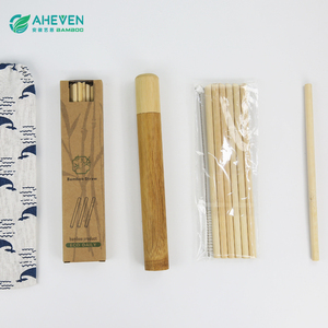 Customized Logo Acceptable Biodegradable <strong>Bamboo</strong> <strong>Straw</strong> Disposable <strong>Bamboo</strong> <strong>Straws</strong> - Product Image 5