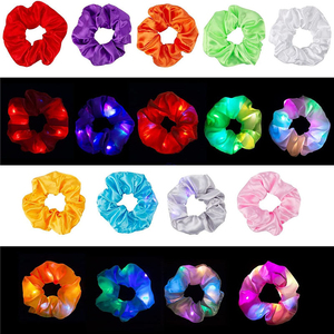 Coleteros LED para el Cabello, Coleteros Elásticos con Luz LED para Mujeres y Niñas, Bandas para el Cabello para Halloween, Navidad y Fiestas - Product Image 5