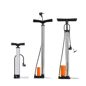 Bomba <span class=keywords><strong>de</strong></span> <span class=keywords><strong>Aire</strong></span> <span class=keywords><strong>de</strong></span> Alta Presión Integrada <span class=keywords><strong>de</strong></span> Acero Inoxidable con Manómetro <span class=keywords><strong>para</strong></span> Autos/Vehículos Eléctricos/<span class=keywords><strong>Bicicletas</strong></span>/Uso Doméstico (0.8 MPa) - Product Image 5