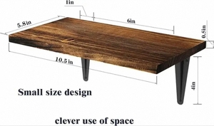 Rustic Paulownia <strong>Wood</strong> <strong>Floating</strong> Display Picture <strong>Shelf</strong> Wall Mounted Wooden <strong>Floating</strong> Storage Rack For Home Organization