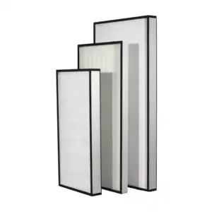 Ffu Schone Kamer Glasvezel H12 H13 H14 U15 U16 Geplooide Hepa Luchtfilter