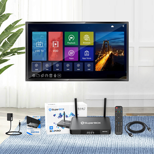 Miễn phí vận chuyển 2025 superboxs S6 siêu media player W/ <span class=keywords><strong>Bluetooth</strong></span> điều khiển bằng giọng nói từ xa TV BOX 6K với 4 GB RAM & 64 GB Media Player - Product Image 6