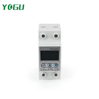 YOGU VNP-40A Protecteur de surtension et de sous-tension sur rail DIN, courant nominal 40A, relais de protection de l'alimentation à réinitialisation automatique