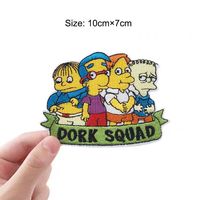 Patch brodé Homer Simpson, patch brodé Barney Beer des Simpsons, patch brodé Moe's Bar Duff, applique thermocollante