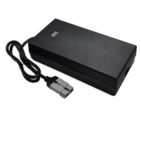 Chargeur de batterie LiFePO4 personnalisé 58,4 V 5 A pour batteries lithium 16S 51,2 V 48 V, chariot de golf, vélo électrique, robot AGV, OEM ODM, charge rapide