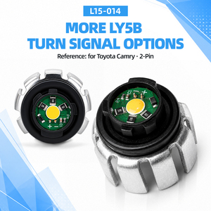 LY5B แอมเบอร์ LED ไฟเลี้ยวหลอดไฟ 81536-12D30 สำหรับโตโยต้า คัมรี่ โคโรลลา พรีอุส bZ4X 3W 340LM - Product Image 1