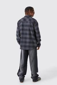 Vente en gros de meilleure qualité nouvelle surchemise à carreaux grande taille à la mode pour hommes - Product Image 2