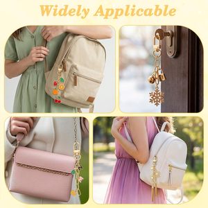 Kit de fabrication de porte-clés Ymapinc en or avec fermoir mousqueton en métal, chaînes, clip de porte-clés en métal avec mousqueton pivotant et anneaux de clés - Product Image 5