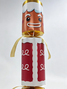 Cracker Natalizi a Forma di Omino di Pan di Zenzero <span class=keywords><strong>Rosso</strong></span> e Verde da 12 Pollici - Product Image 2