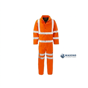 Combinaison de travail personnalisée pour ouvrier du bâtiment, vêtements de travail en coton, uniforme imperméable, résistant à l'huile, antistatique, antibactérien, unisexe, protection UV - Product Image 1