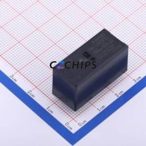 RB-124DF3 Power Relay Through hole Component (THT),12.6x28.9mm Relay 8 400mW 16A 2.88kOhm - Product Image 1