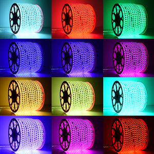ข้อเสนอพิเศษนำแถบไฟหลากสีกันน้ำRGB SMD 5050นำเชือกแสงในร่ม/กลางแจ้งใช้ไฟตกแต่ง