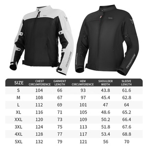Veste de moto pour homme MOTOCENTRIC, été, maille douce, équipement de protection certifié CE, respirante, réfléchissante, tenue de moto et de cyclisme - Product Image 3