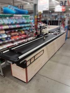 Truelisort New Stainless Steel Rubber <strong>Belt</strong> <strong>Conveyor</strong> with Motor Adjustable <strong>Speed</strong> Durable for Logistics Warehouse Food Manufacture - Product Image 5