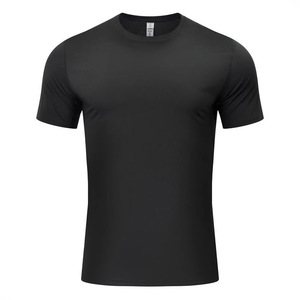 เสื้อยืดแขนสั้นแห้งเร็วสำหรับผู้ชาย 100 โพลีเอสเตอร์ ชุดกีฬาสำหรับทำงานและกิจกรรมสร้างทีม - Product Image 1
