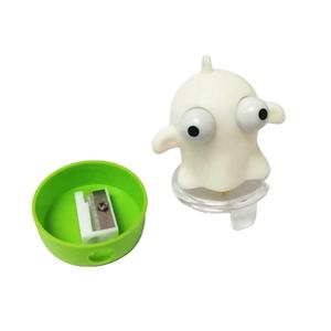 Sacapuntas de Plástico con Forma de Ojos Saltones de Fantasma, Sacapuntas de Lápiz de PVC con Forma de Animal en 3D - Product Image 2