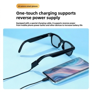 Traducteur vocal IA intelligent pour lunettes, caméra 1200W, double réduction de bruit, sortie vocale stable en direct - Product Image 1