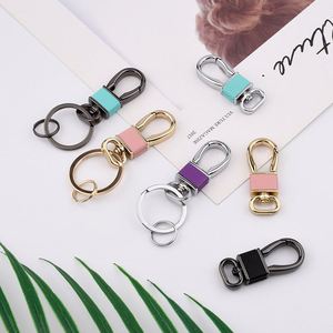 Porte-clés de voiture en cuir suédé Offre Spéciale avec porte-clés en alliage de Zinc maison bureau voiture porte-clés porte-clés porte-clés pour hommes femmes cadeau - Product Image 4