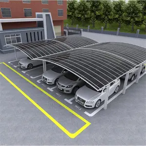 Auvent de garage en aluminium, design Simple ombrage pour garage, canopée carport en aluminium
