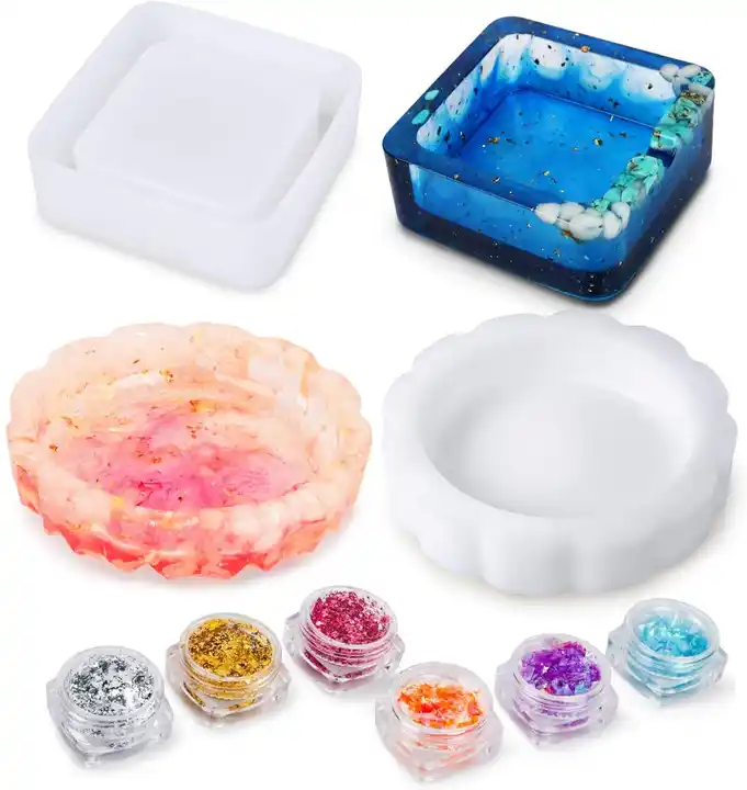 Silicone Ashtray Molds for Resin