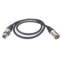 Câble HiFi 3M 3 broches XLR plaqué or, blindage en feuille d'aluminium, conducteur en cuivre nu, mâle-femelle, gaine en PVC de haute qualité, lecteur DVD