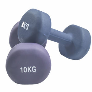 High Quality Adjustable 10kg Iron Dumbbells Non-Slip Neoprene <strong>Hand</strong> Grip Custom Logo For Weightlifting And Exercise - Product Image 5