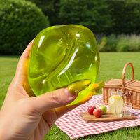 Nouveau Jouet Anti-Stress en Forme de Pomme au Thé Vert et Maltose TPR, Balle Souple de 8 cm, Cadeau pour Enfants et Adultes, Jouets pour Soulager la Fatigue, Vente en Gros