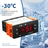 Etc 974 Contrôleur de température numérique 2m Ntc Sensor 220v Thermostats de micro-ordinateur pour réfrigérateur Thermorégulateur en plastique 961