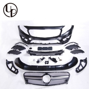 2015 anno in su materiale PP parti del corpo dell'auto paraurti posteriore griglia paraurti anteriore per <span class=keywords><strong>GLA</strong></span> classe <span class=keywords><strong>X156</strong></span> a GLA45 style body kit - Product Image 2
