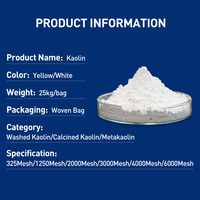 Argile de kaolin de haute qualité de poudre blanche de Metakaolin pour le ciment et le béton