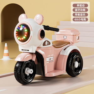 Coche Eléctrico de Juguete de Tres Ruedas para Niños, con Forma de Dibujos Animados <span class=keywords><strong>Clásicos</strong></span>, Tres Colores Opcionales, para Deportes al Aire Libre, Gran Venta 2025 - Product Image 5