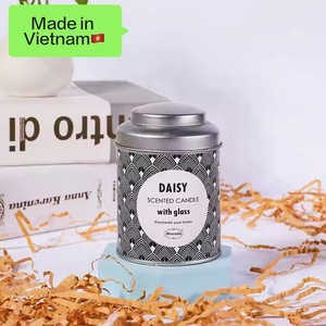 Latas de velas de cera de soja simples modernas para el hogar, dormitorio, ambientador de aire, Etiqueta Privada, vacaciones perfumadas, barras del Día del Padre de Diwali - Product Image 1
