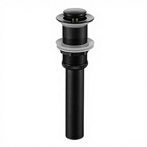 Siphon de lavabo moderne G 1-1/4" en acier inoxydable chromé, anti-corrosion, écologique, facile à nettoyer, pour baignoire et hôtel - Product Image 1