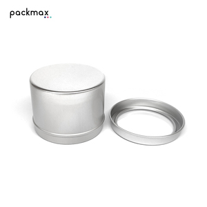 Boîte en aluminium de 150 ml pour bougies solides et baumes d'aromathérapie - Emballage type boîte à thé en stock, vente en gros - Product Image 3