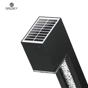 अद्वितीय डिजाइन आउटडोर सौर उद्यान हिस्सेदारी रोशनी निविड़ अंधकार सौर लैंप
