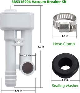 Kit de brise-vide 385316906 sans crochet de pulvérisateur à main, compatible avec les toilettes <span class=keywords><strong>Dometic</strong></span>,VacuFlush, Traveler - Product Image 2