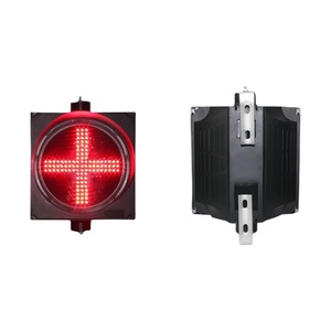 Semáforo de Tráfico de 300 mm (12 Pulgadas), IP65, Plástico PC, Señal de Tráfico con Cruz Roja - Product Image 3