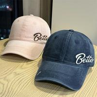 Casquette Dad Hat en gros, brodée, à calotte souple, avec lettres, unisexe