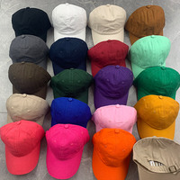 Casquette de baseball en coton personnalisée en gros, casquette de sport vierge, logo brodé