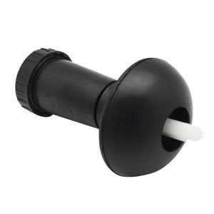 Válvula de cierre con botón para inodoro, de plástico negro, para control de agua en el tanque del inodoro - Product Image 1