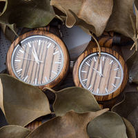 Jam Tangan Kayu untuk Wanita, Arloji Quartz Couple Custom Modis, Logo, Jam Tangan Wanita
